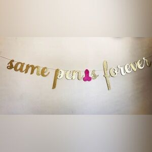 Bachelorette banner decor